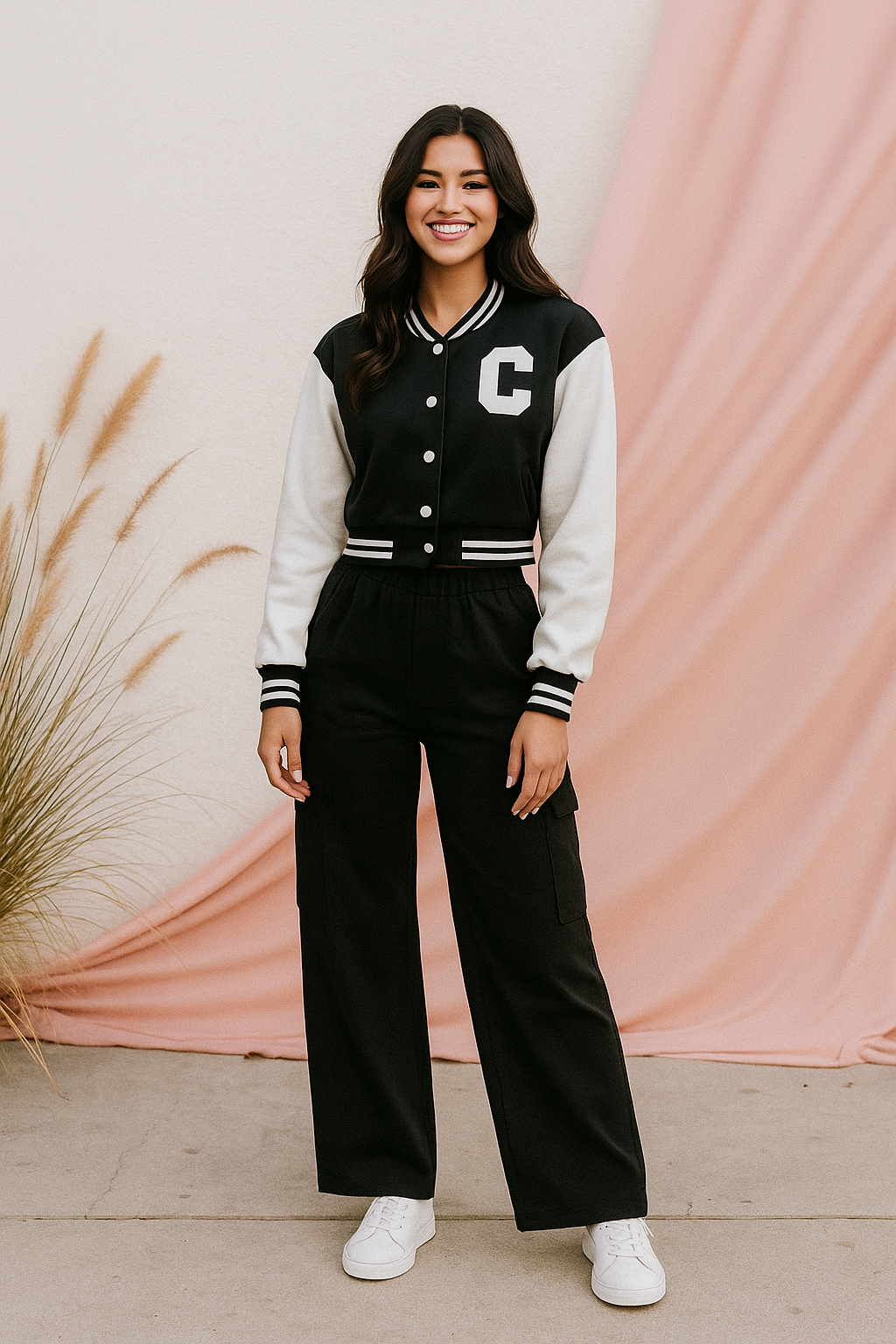 Varsity Jacket Co-ord Set – Sporty, Trendy & Street-Ready