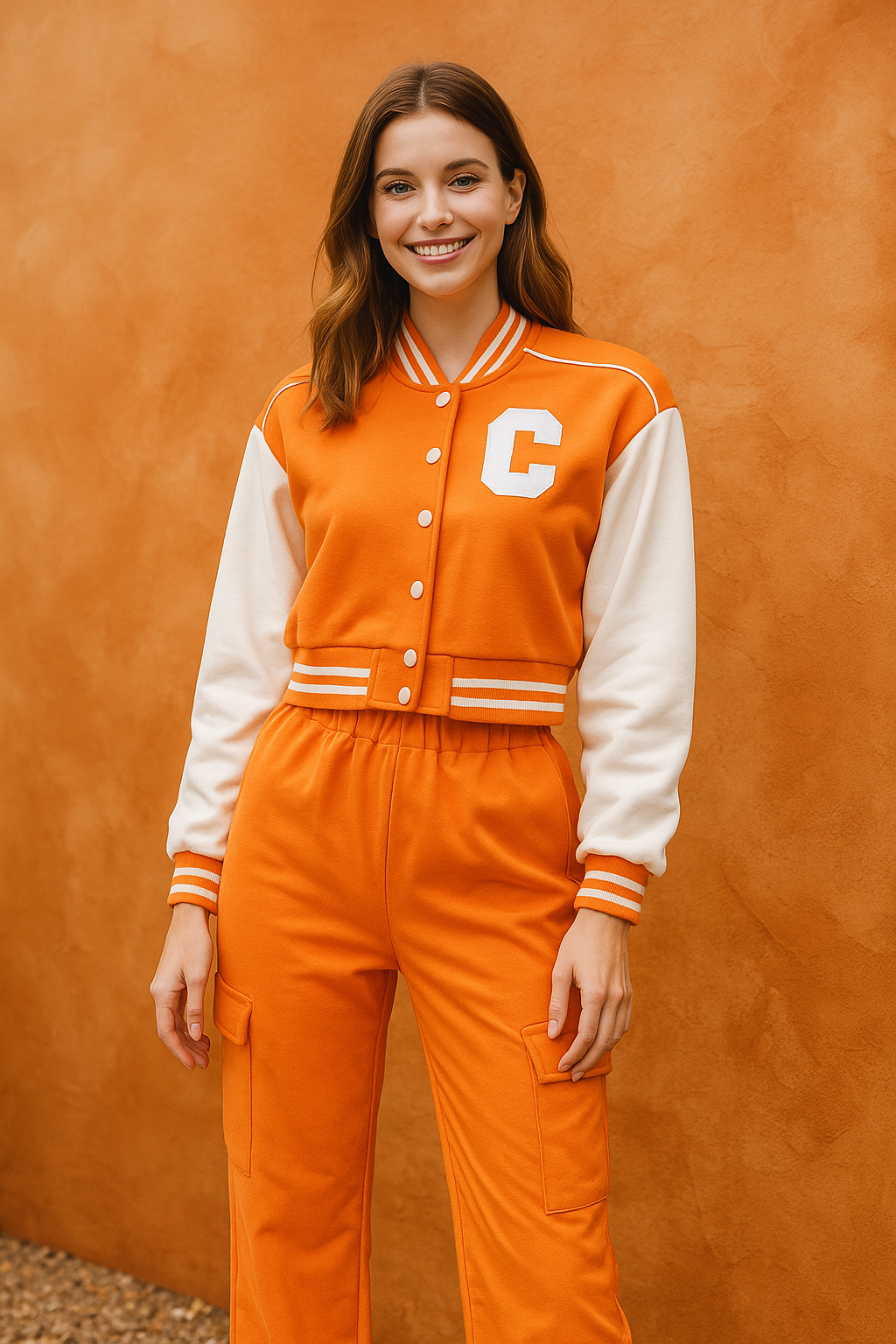Varsity Jacket Co-ord Set – Sporty, Trendy & Street-Ready