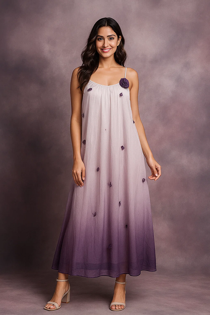 Summer Bloom Strappy Maxi Dress – Light, Airy & Effortlessly Chic