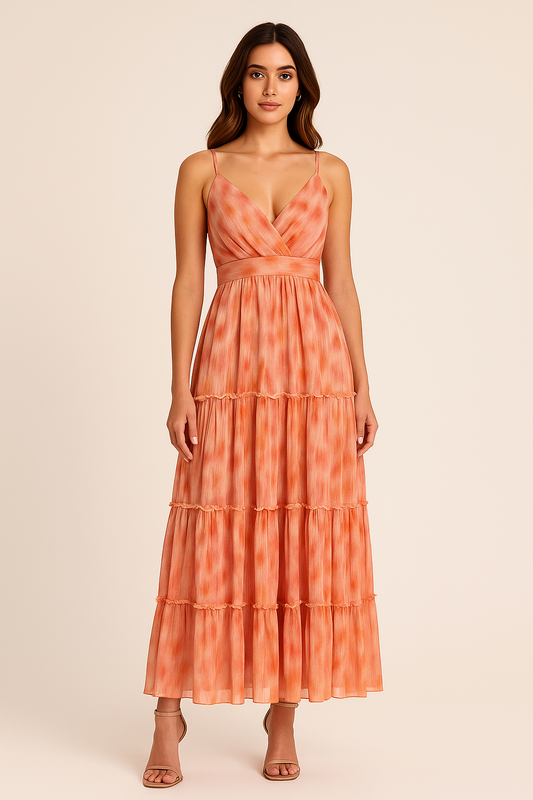 Tiered Back-Tie Maxi Dress – Effortless Summer Chic