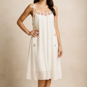 Ivory Meadow Floral Cami Dress