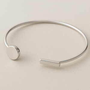 Geometric Open Bar Cuff