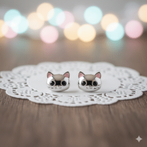 Meow Luxe Cat Stud Earrings