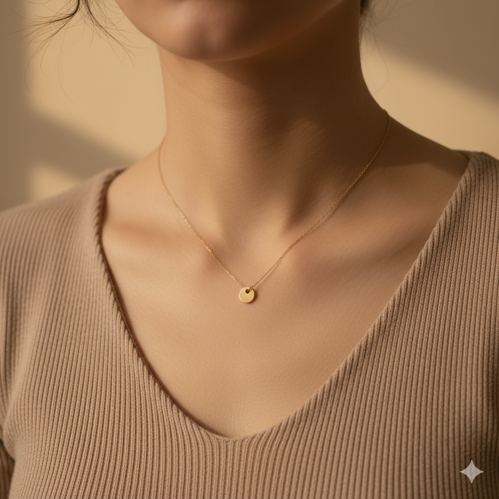The Micro Dot Pendant Necklace