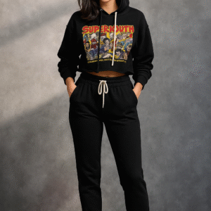 Super Youth Graphic Hoodie Set